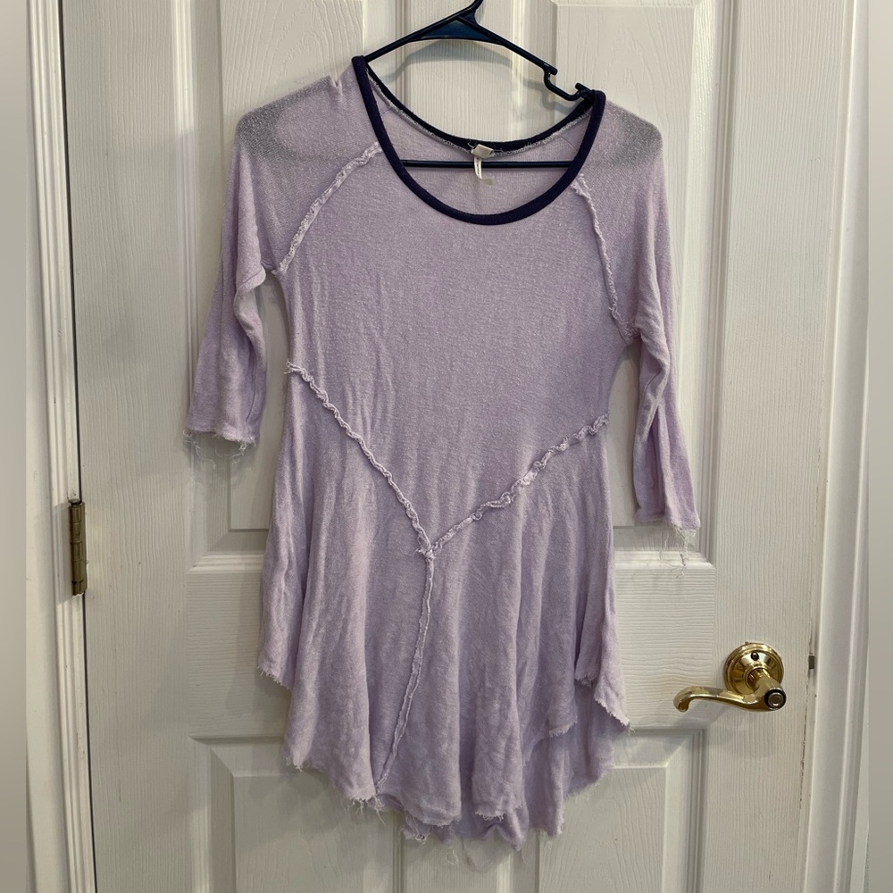 Purple free people top